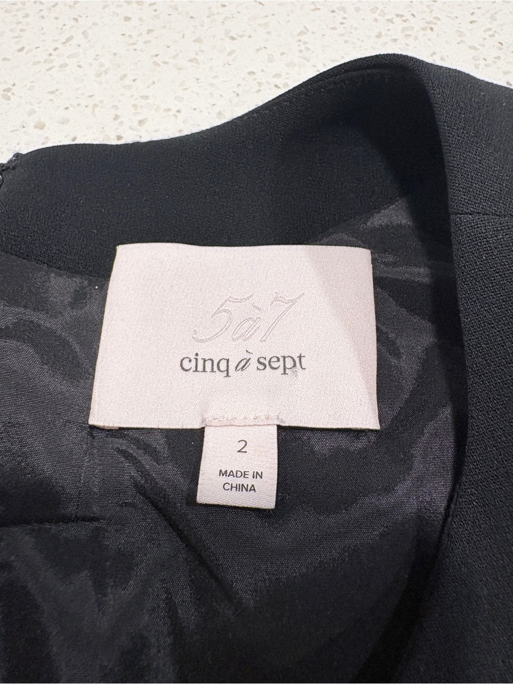 Cinq a Sept Fontaine Crewneck Flounce Black Mini Dress Size 2 - Picture 8 of 10
